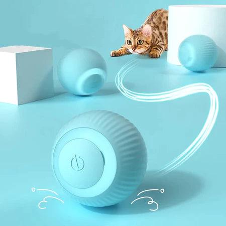 Brinquedo Elétrico para Pets: Bola Interativa Automática com Rotação USB