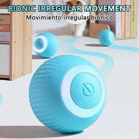 Brinquedo Elétrico para Pets: Bola Interativa Automática com Rotação USB