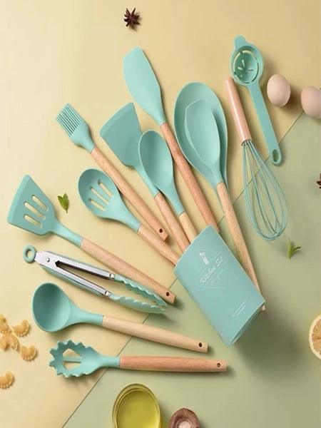 Kit Utensílios MasterChef: Silicone Premium & Madeira